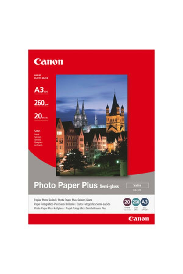 CANON Photo Paper Plus Semi-gloss A3 - Image 1
