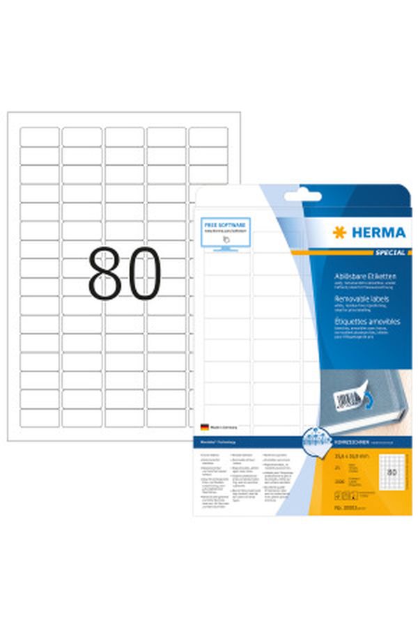 HERMA Etikett. Movables 35,6x16,9mm - Image 1