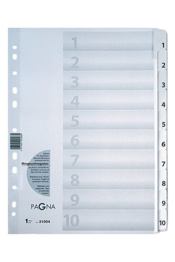 PAGNA Register Karton weiss A4 - Image 1