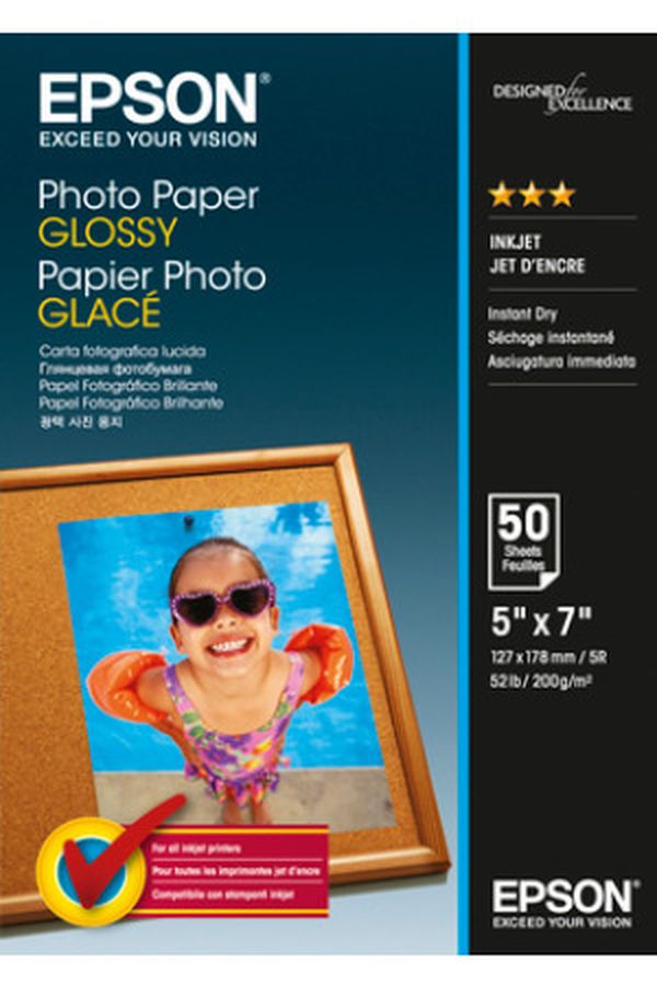 EPSON Photo Paper Glossy 13x18cm - Image 1